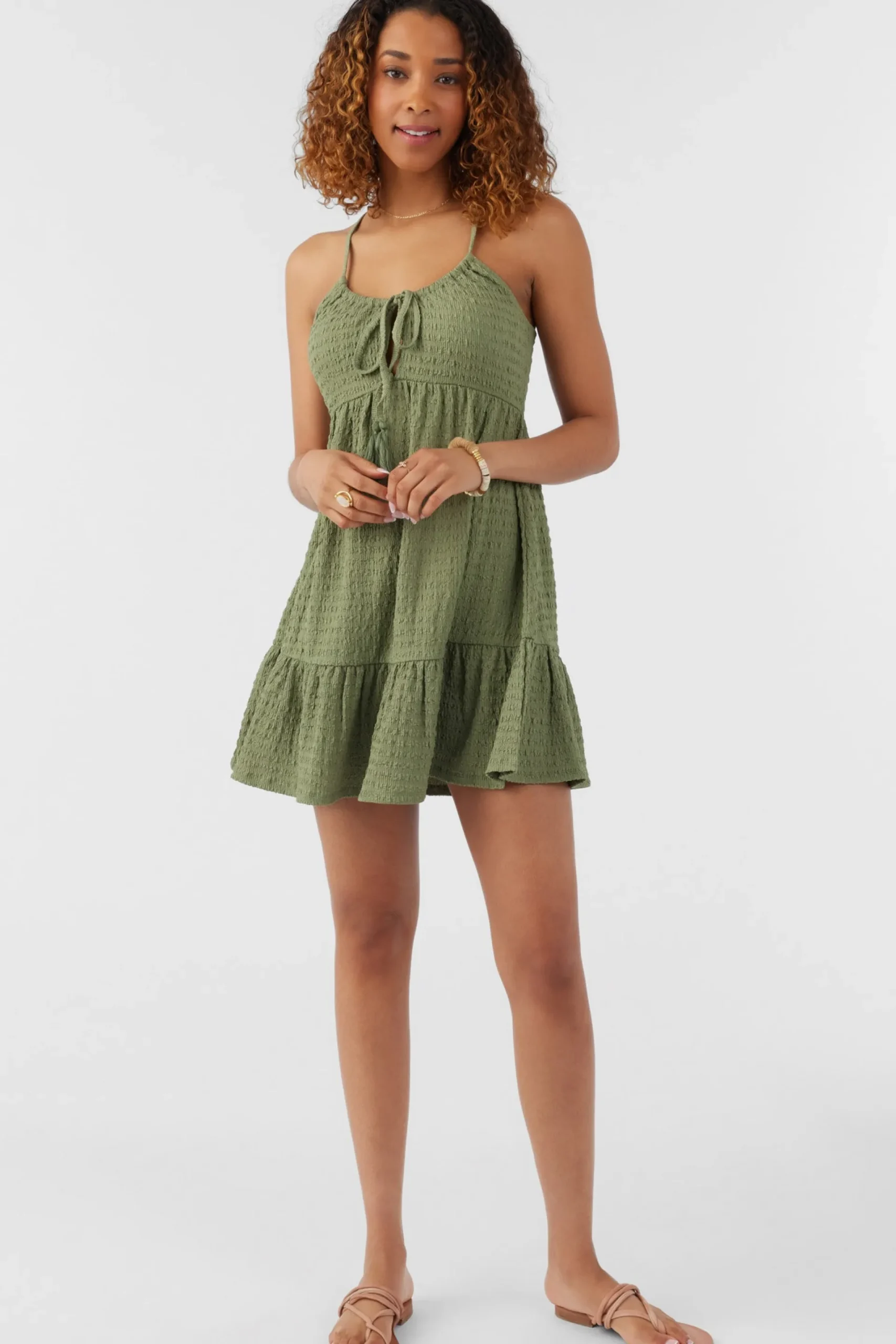 Women O’Neill Dresses<SAIGE TEXTURED KNIT SHORT DRESS