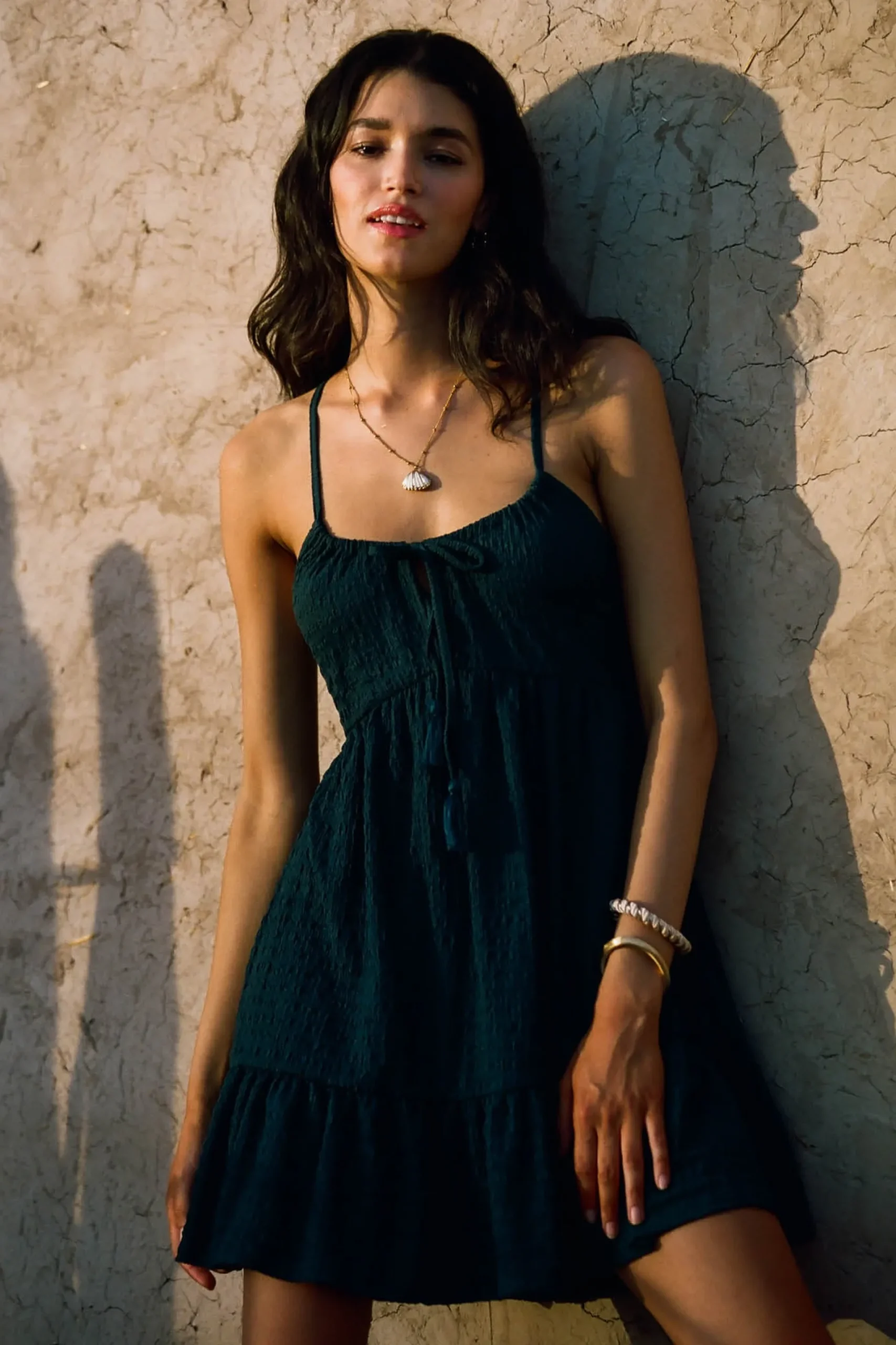 Women O’Neill Dresses<SAIGE TEXTURED KNIT SHORT DRESS