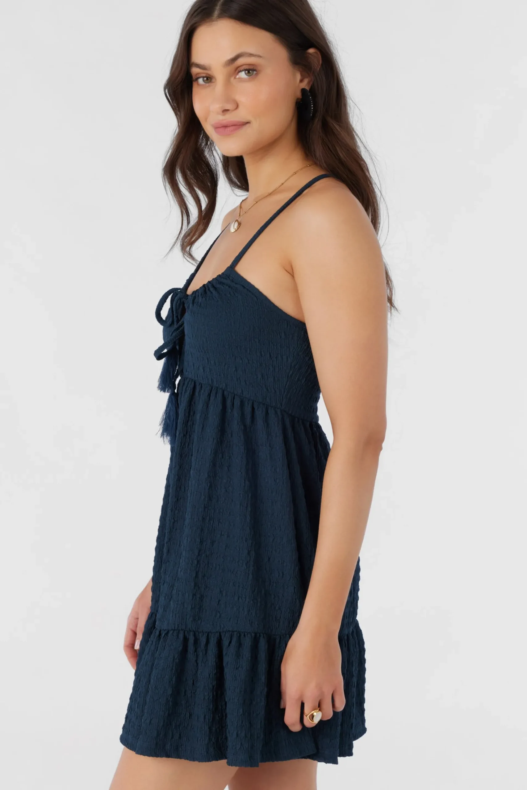 Women O’Neill Dresses<SAIGE TEXTURED KNIT SHORT DRESS