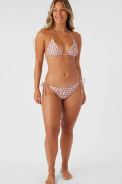 Women O’Neill Medium|Bikini Bottoms<SALTWATER ESSENTIALS AMOR GEO MARACAS TIE SIDE BOTTOMS