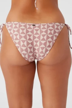 Women O’Neill Medium|Bikini Bottoms<SALTWATER ESSENTIALS AMOR GEO MARACAS TIE SIDE BOTTOMS