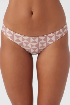 Women O’Neill Cheeky<SALTWATER ESSENTIALS AMOR GEO MATIRA HIPSTER CHEEKY BOTTOMS