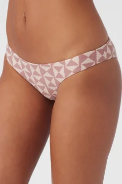 Women O’Neill Cheeky<SALTWATER ESSENTIALS AMOR GEO MATIRA HIPSTER CHEEKY BOTTOMS
