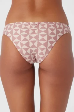 Women O’Neill Cheeky<SALTWATER ESSENTIALS AMOR GEO MATIRA HIPSTER CHEEKY BOTTOMS