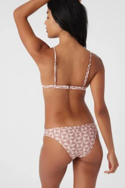 Women O’Neill Cheeky<SALTWATER ESSENTIALS AMOR GEO MATIRA HIPSTER CHEEKY BOTTOMS