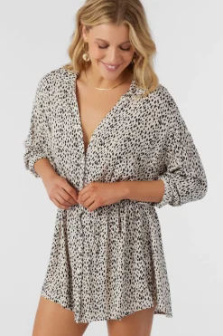Women O’Neill Cover-Ups<SALTWATER ESSENTIALS DREA ANIMAL CAMI COVER-UP TUNIC