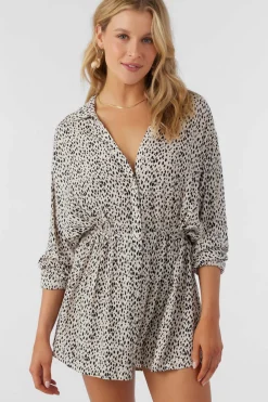 Women O’Neill Cover-Ups<SALTWATER ESSENTIALS DREA ANIMAL CAMI COVER-UP TUNIC