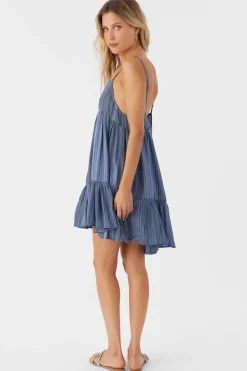 Women O’Neill Cover-Ups<SALTWATER ESSENTIALS RILEE STRIPED COVER-UP DRESS