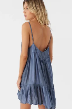 Women O’Neill Cover-Ups<SALTWATER ESSENTIALS RILEE STRIPED COVER-UP DRESS