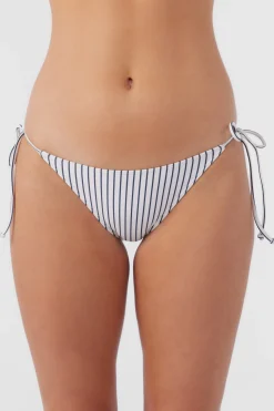 Women O’Neill Medium|Bikini Bottoms<SALTWATER ESSENTIALS STRIPE MARACAS TIE SIDE BOTTOMS