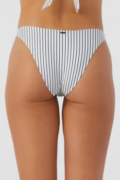 Women O’Neill Cheeky|Bikini Bottoms<SALTWATER ESSENTIALS STRIPE FLAMENCO HIGH CUT CHEEKY BOTTOMS