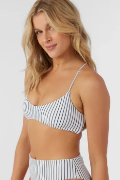 Women O’Neill Bralette|Bikini Tops<SALTWATER ESSENTIALS STRIPE HUNTINGTON BRALETTE TOP