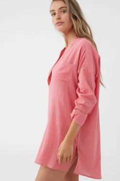 Women O’Neill Cover-Ups<SALTWATER SOLIDS BELIZIN COVER-UP TUNIC