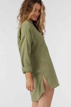 Women O’Neill Cover-Ups|Dresses<SALTWATER SOLIDS BELIZIN COVER-UP TUNIC