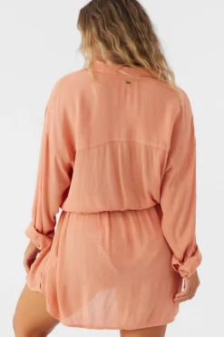Women O’Neill Cover-Ups<SALTWATER SOLIDS CAMI SWIM COVER-UP