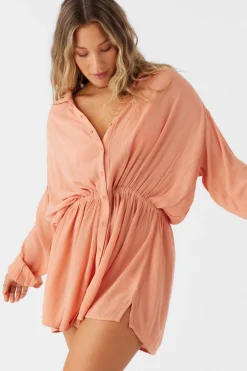 Women O’Neill Cover-Ups<SALTWATER SOLIDS CAMI SWIM COVER-UP