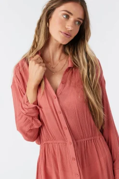 Women O’Neill Cover-Ups|Dresses<SALTWATER SOLIDS CAMI SWIM COVER-UP