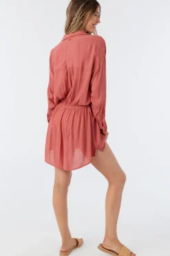 Women O’Neill Cover-Ups|Dresses<SALTWATER SOLIDS CAMI SWIM COVER-UP