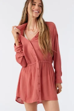 Women O’Neill Cover-Ups|Dresses<SALTWATER SOLIDS CAMI SWIM COVER-UP