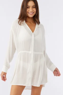 Women O’Neill Cover-Ups|Dresses<SALTWATER SOLIDS CAMI SWIM COVER-UP