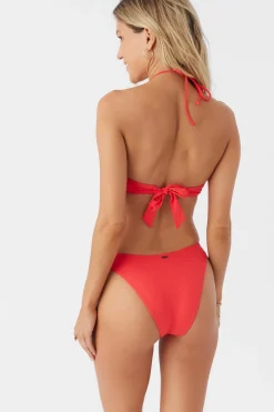 Women O’Neill Halter<SALTWATER SOLIDS EMBRY MULTI-WAY TRI TOP
