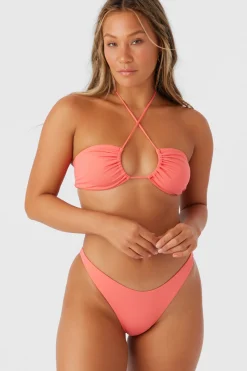 Women O’Neill Halter|Triangle<SALTWATER SOLIDS EMBRY MULTI-WAY TRI TOP