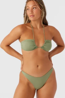 Women O’Neill Halter|Bikini Tops<SALTWATER SOLIDS EMBRY MULTI-WAY TRI TOP