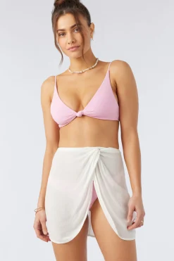 Women O’Neill Cover-Ups<SALTWATER SOLIDS HANALEI MINI COVER-UP SKIRT