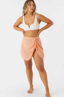 Women O’Neill Cover-Ups<SALTWATER SOLIDS HANALEI MINI SKIRT COVER-UP