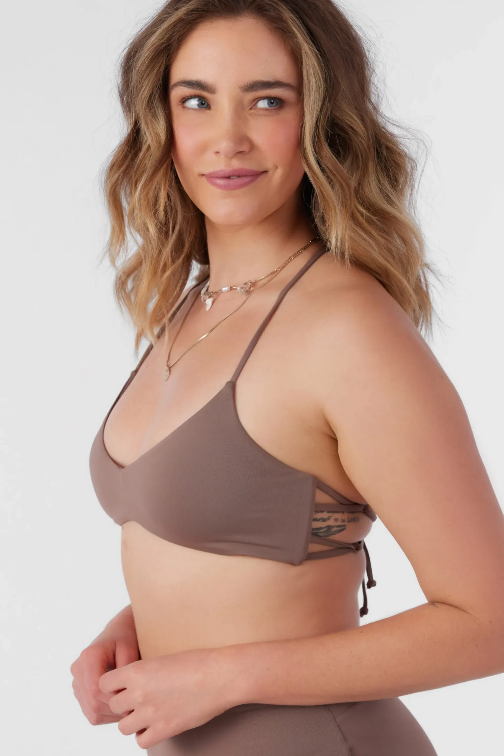 Women O’Neill Bralette|Bikini Tops<SALTWATER SOLIDS HUNTINGTON BRALETTE TOP