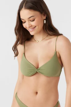 Women O’Neill Bralette|Bikini Tops<SALTWATER SOLIDS MALIBU TWIST BRALETTE TOP