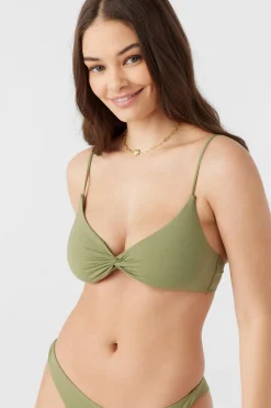 Women O’Neill Bralette|Bikini Tops<SALTWATER SOLIDS MALIBU TWIST BRALETTE TOP