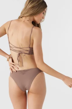 Women O’Neill Crop|Bikini Tops<SALTWATER SOLIDS MIDDLES LONGLINE BRALETTE TOP