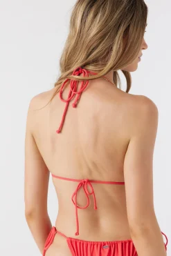 Women O’Neill Halter|Triangle<SALTWATER SOLIDS VENICE TRIANGLE TOP