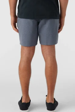 O’Neill Shorts<STOCKTON PRINT ELASTIC WAIST 18" HYBRID SHORTS