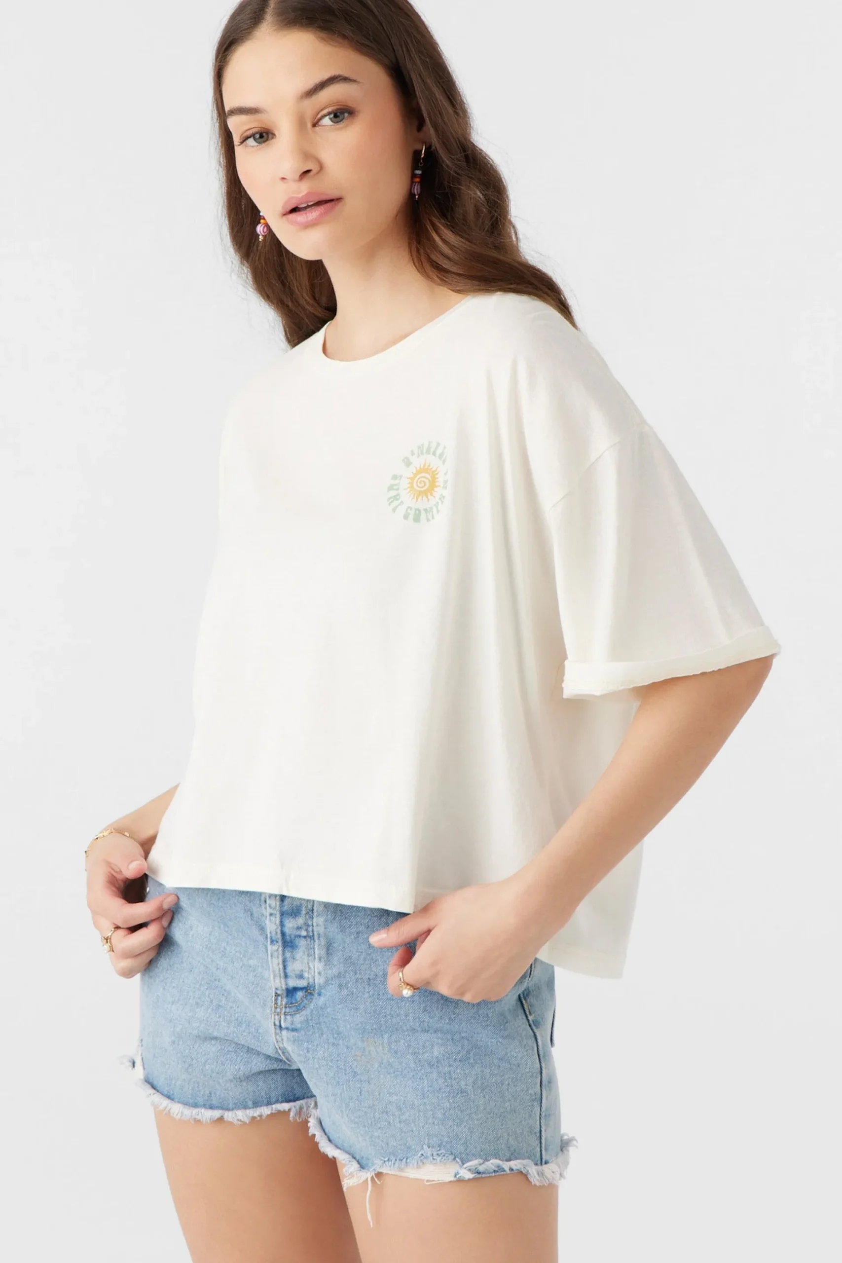 Women O’Neill Graphic Tees & Tanks<SUMMER DAZE TEE