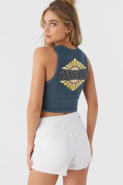 Women O’Neill Graphic Tees & Tanks<SUN FADE TANK