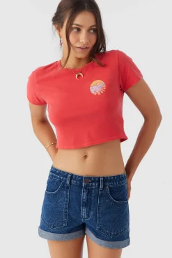 Women O’Neill Graphic Tees & Tanks<SUNSET SHORE TEE