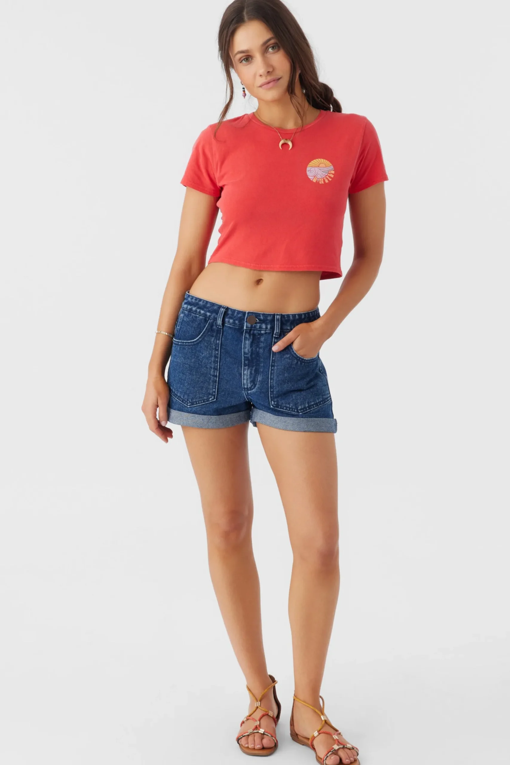 Women O’Neill Graphic Tees & Tanks<SUNSET SHORE TEE