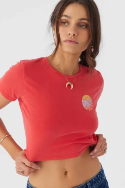 Women O’Neill Graphic Tees & Tanks<SUNSET SHORE TEE