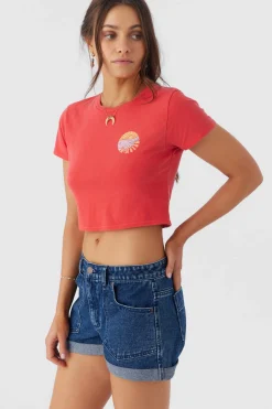 Women O’Neill Graphic Tees & Tanks<SUNSET SHORE TEE
