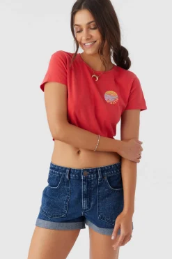 Women O’Neill Graphic Tees & Tanks<SUNSET SHORE TEE