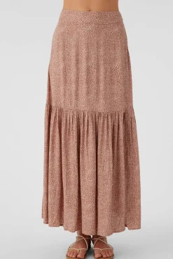 Women O’Neill Bottoms<TINSLIE LORDES ANIMAL MAXI SKIRT