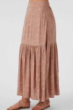 Women O’Neill Bottoms<TINSLIE LORDES ANIMAL MAXI SKIRT
