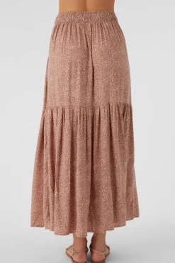 Women O’Neill Bottoms<TINSLIE LORDES ANIMAL MAXI SKIRT