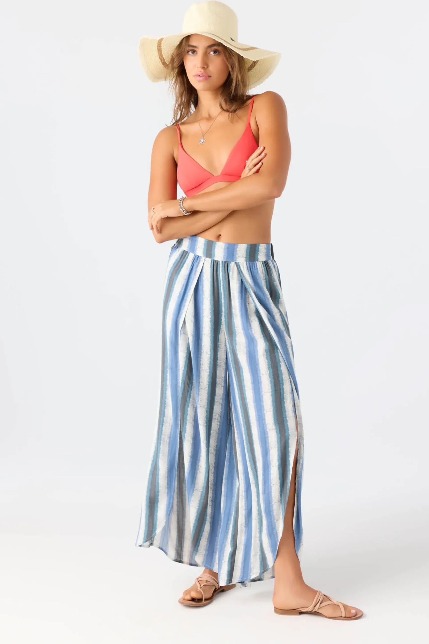 Women O’Neill Bottoms<TYMEA FADED STRIPE FLY AWAY BEACH PANTS