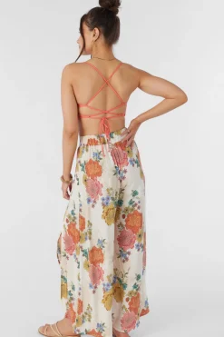 Women O’Neill Bottoms<TYMEA KALI FLORAL FLY AWAY BEACH PANTS