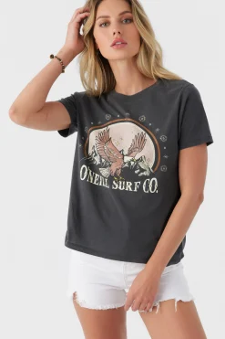 Women O’Neill Graphic Tees & Tanks<VINTAGE EAGLE TEE
