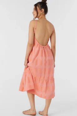 Women O’Neill Dresses<WHITLEY MIDI DRESS