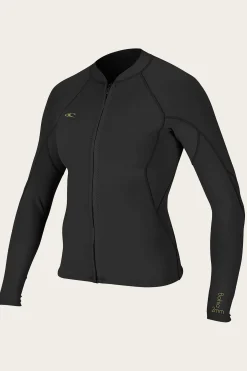 Women O’Neill Neoprene Tops<WOMEN'S BAHIA 1.5MM FRONT ZIP JACKET